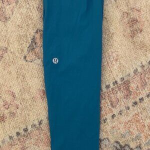 lululemon size 6 leggings teal